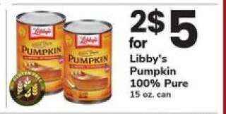 Libby's Pumpkin 100% Pure