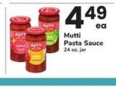 Mutti Pasta Sauce