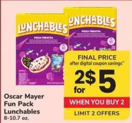 Oscar Mayer Fun Pack Lunchables