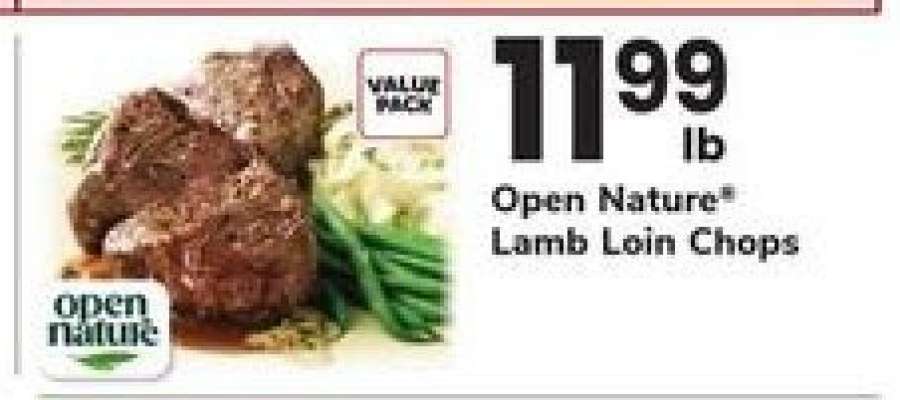 Open Nature Lamb Loin Chops