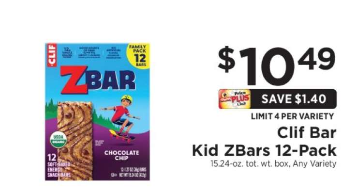 Clif Bar Kid ZBars 12-Pack