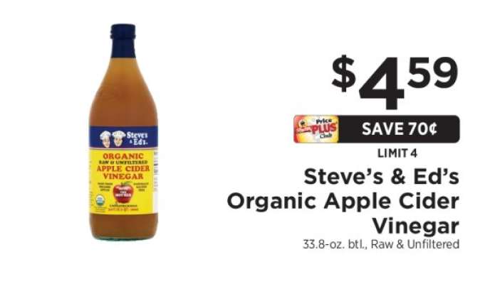 Steve's & Ed's Organic Apple Cider Vinegar