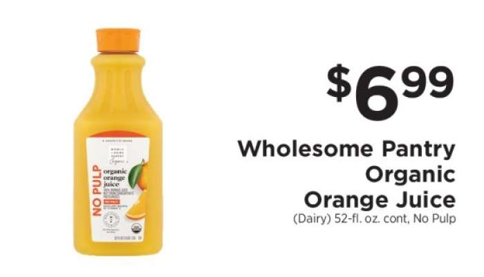 Wholesome Pantry Organic Orange Juice