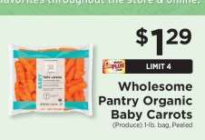 Wholesome Pantry Organic Baby Carrots