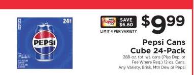 Pepsi Cans Cube 24-Pack