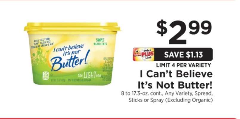 I Can't Believe It's Not Butter!