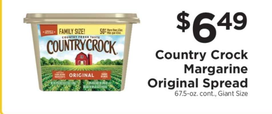 Country Crock Margarine Original Spread