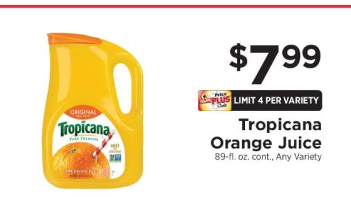 Tropicana Orange Juice