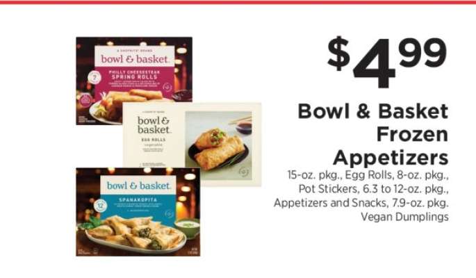 Bowl & Basket Frozen Appetizers