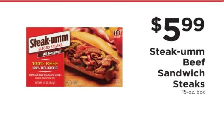 Steak-umm Beef Sandwich Steaks