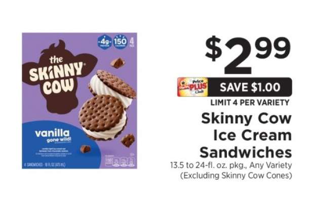 Skinny Cow Ice Cream Sandwiches