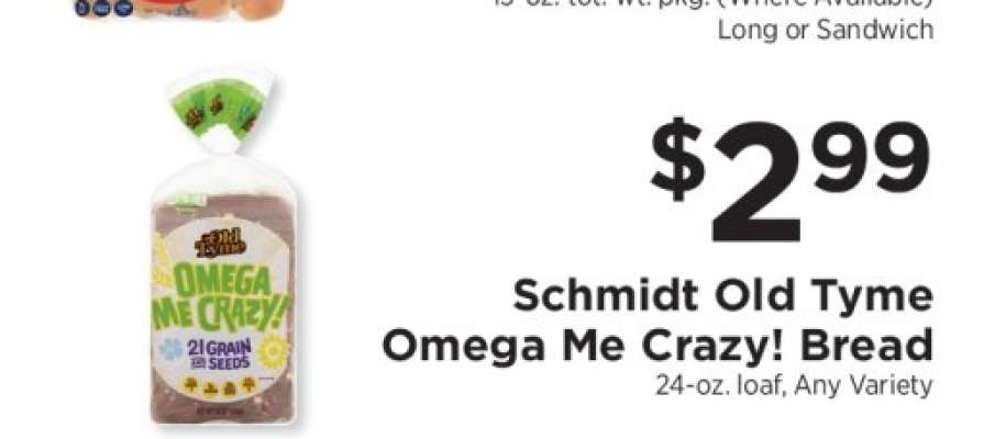 Schmidt Old Tyme Omega Me Crazy! Bread