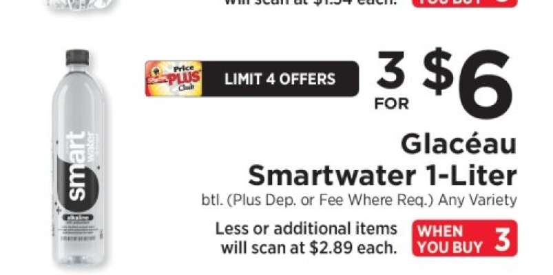 Glacéau Smartwater 1-Liter