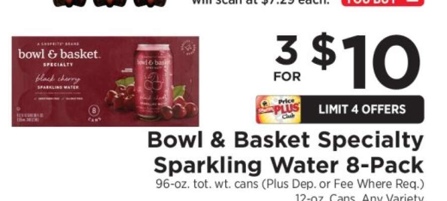 Bowl & Basket Specialty Sparkling Water 8-Pack