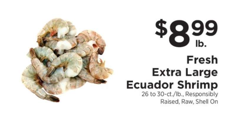 Fresh Extra Large Ecuador Shrimp