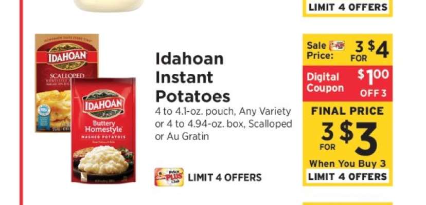 Idahoan Instant Potatoes