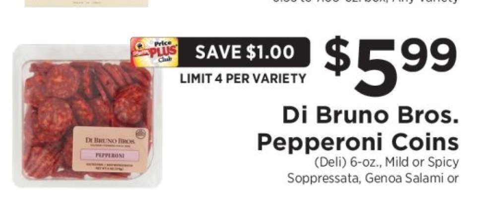 Di Bruno Bros. Pepperoni Coins