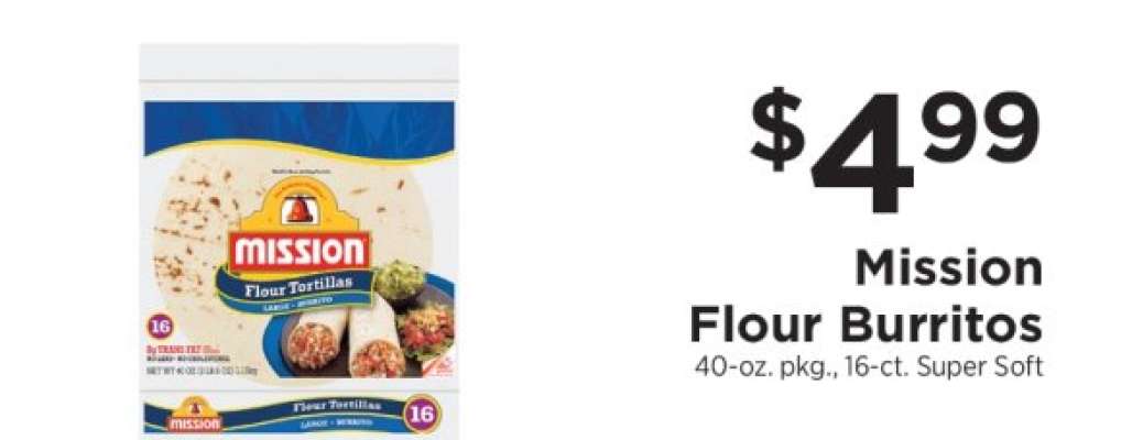 Mission Flour Burritos