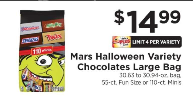Mars Halloween Variety Chocolates Large Bag