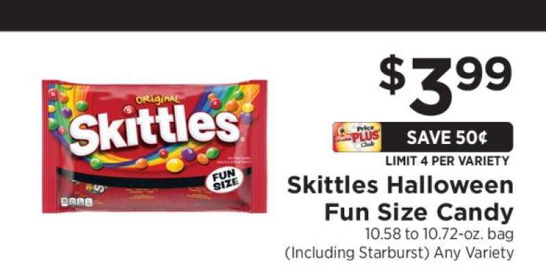 Skittles Halloween Fun Size Candy