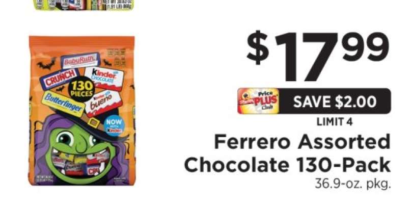 Ferrero Assorted Chocolate 130-Pack