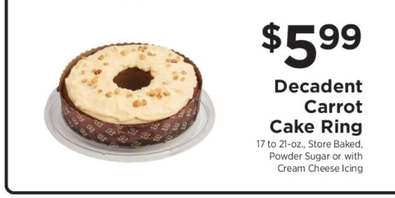 Decadent Carrot Cake Ring