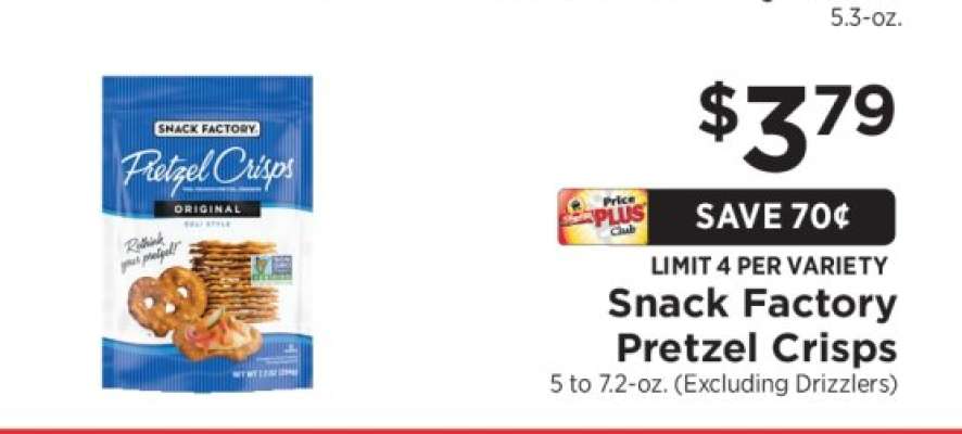Snack Factory Pretzel Crisps