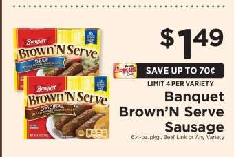 Banquet Brown'N Serve Sausage