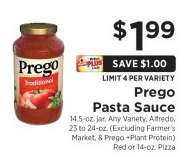 Prego Pasta Sauce