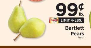 Bartlett Pears
