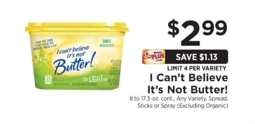 I Can't Believe It's Not Butter!