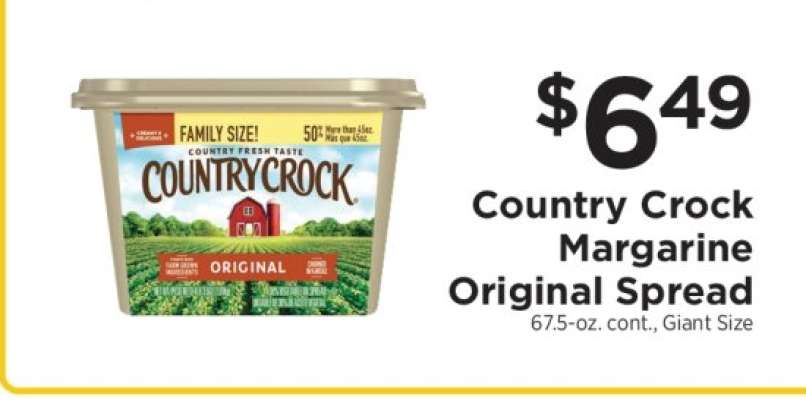 Country Crock Margarine Original Spread