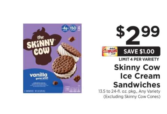 Skinny Cow Ice Cream Sandwiches