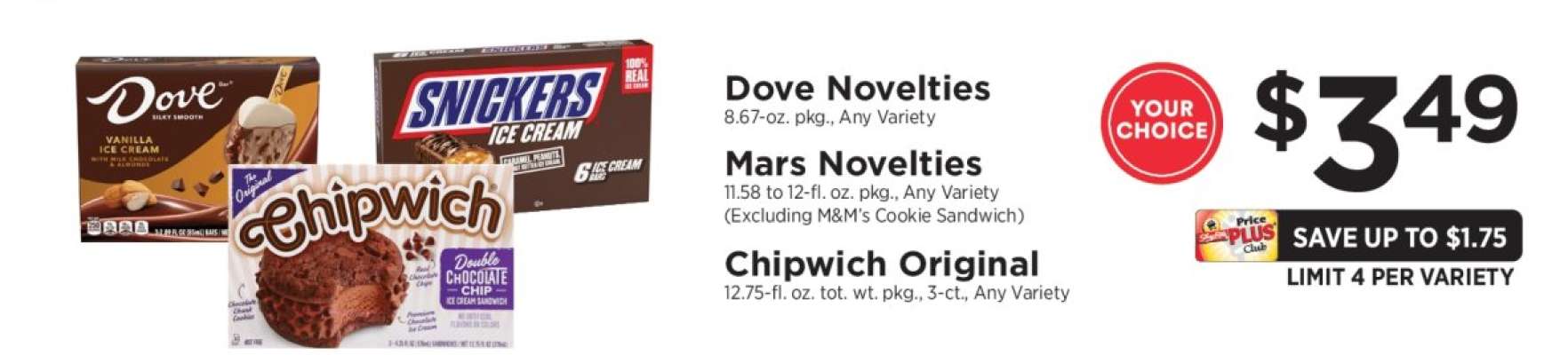Dove Novelties / Mars Novelties / Chipwich Original