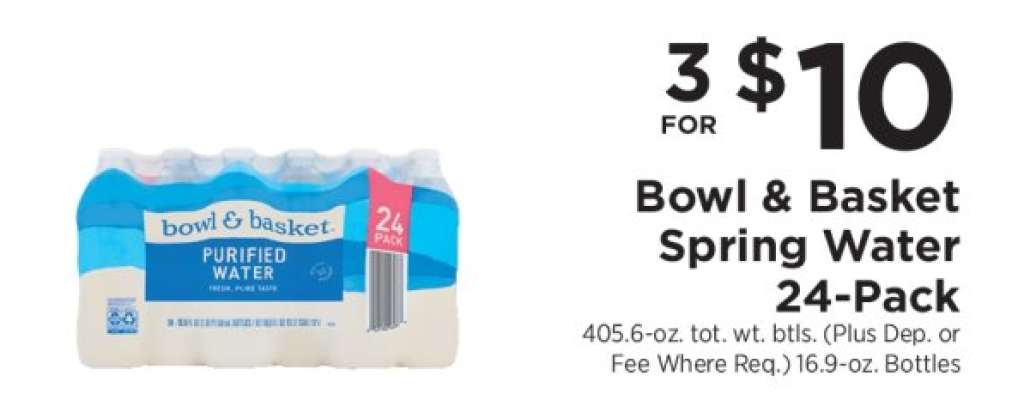 Bowl & Basket Spring Water 24-Pack