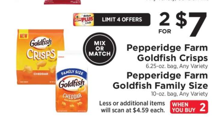 Pepperidge Farm Goldfish Crisps & Family Size