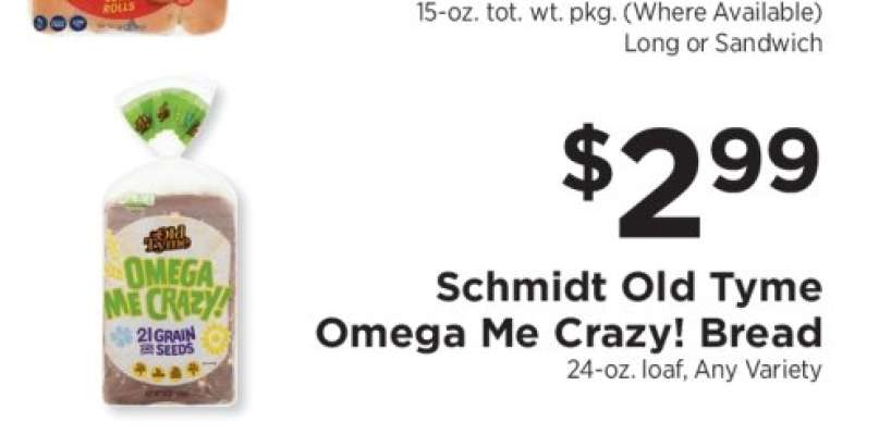 Schmidt Old Tyme Omega Me Crazy! Bread