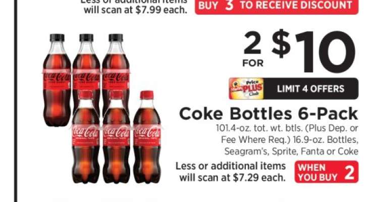 Coke Bottles 6-Pack