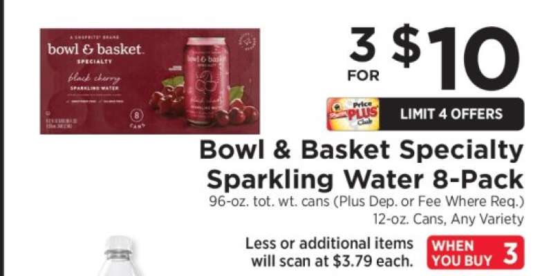 Bowl & Basket Specialty Sparkling Water 8-Pack