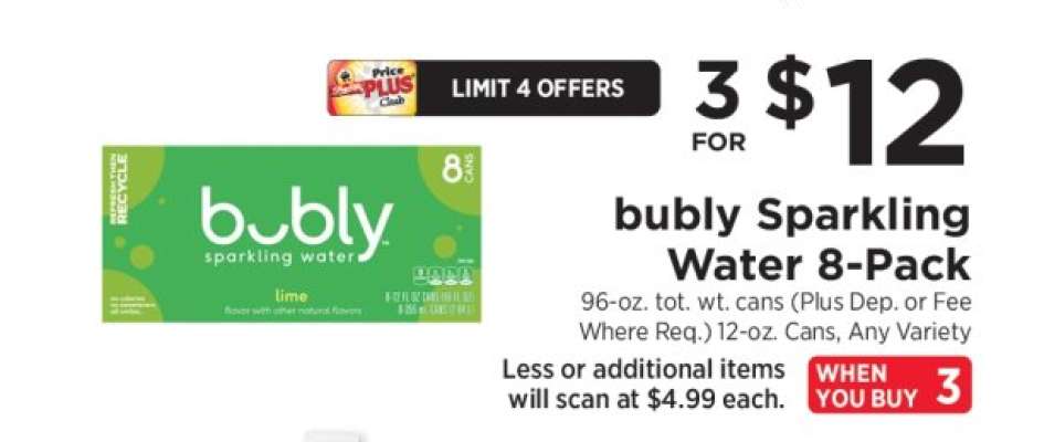 bubly Sparkling Water 8-Pack