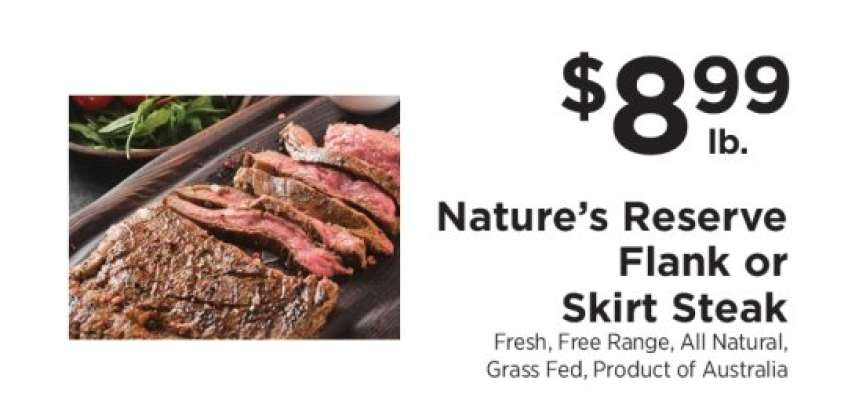 Nature’s Reserve Flank or Skirt Steak