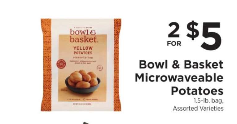 Bowl & Basket Microwaveable Potatoes