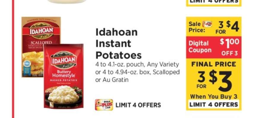 Idahoan Instant Potatoes