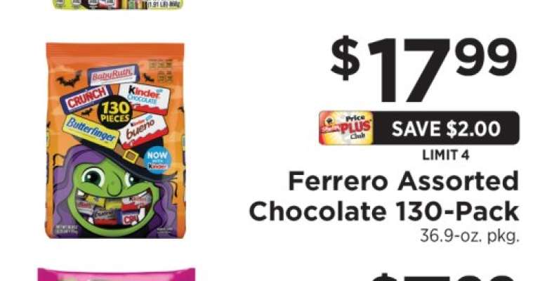 Ferrero Assorted Chocolate 130-Pack