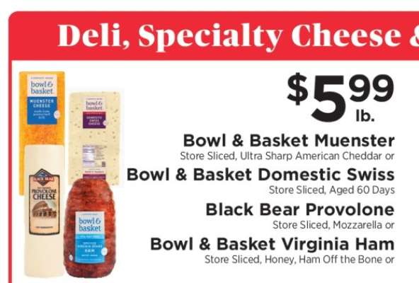 Deli, Specialty Cheese & Ham
