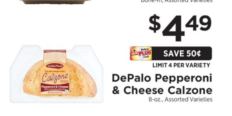 DePalo Pepperoni & Cheese Calzone