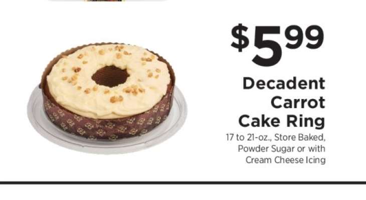 Decadent Carrot Cake Ring