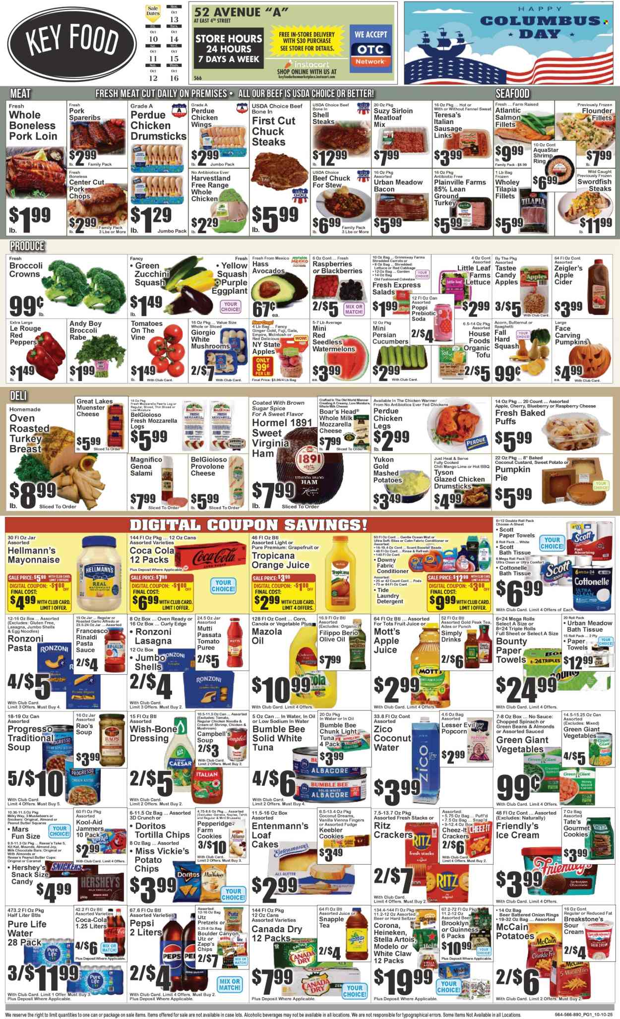 Key Food ad - 10/10/2025 - 10/16/2025. Page 1