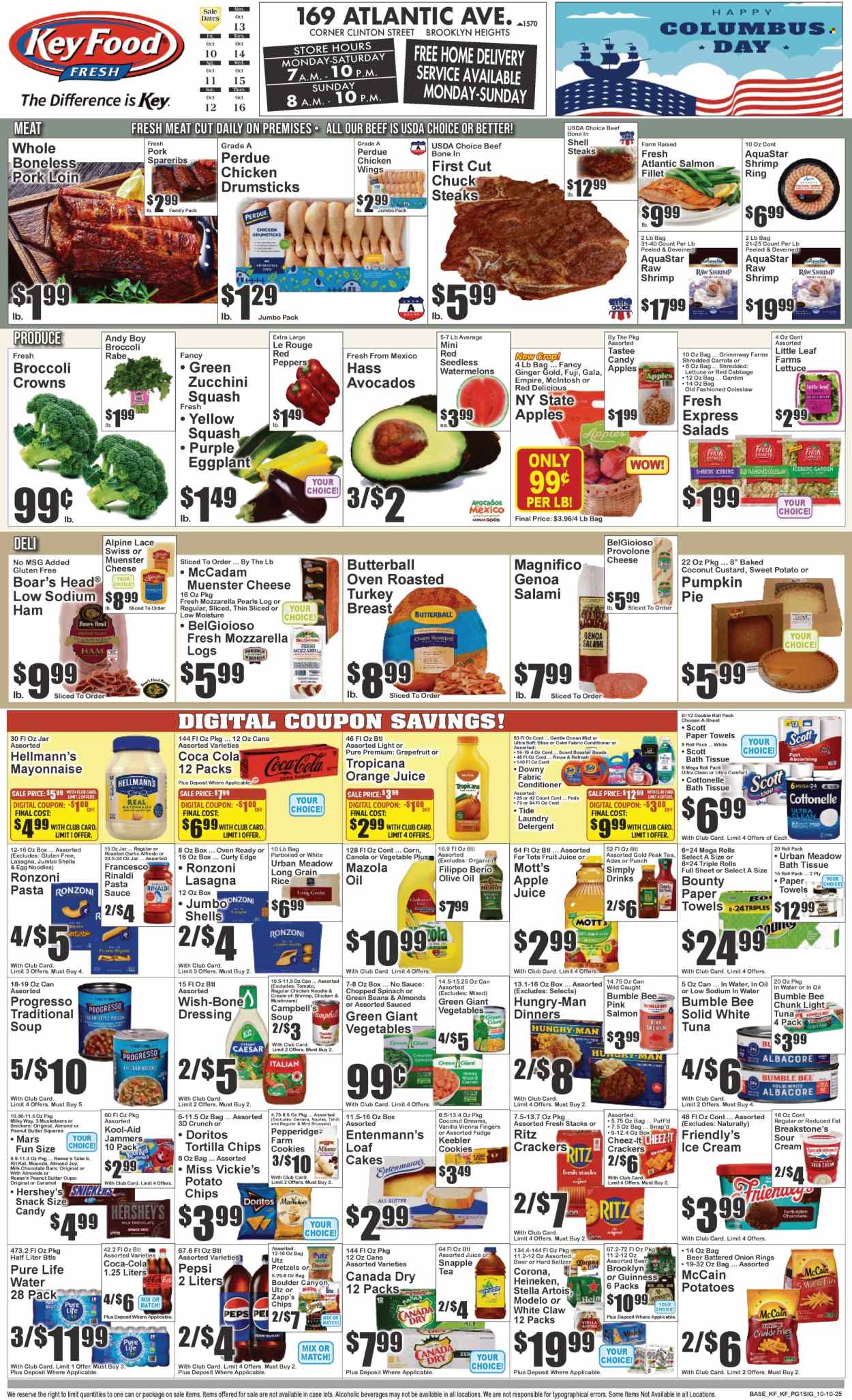 Key Food ad - 10/10/2025 - 10/16/2025. Page 1