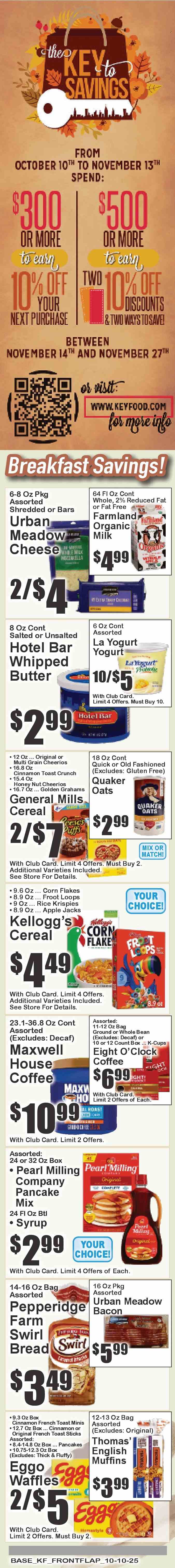 Key Food ad - 10/10/2025 - 10/16/2025. Page 2